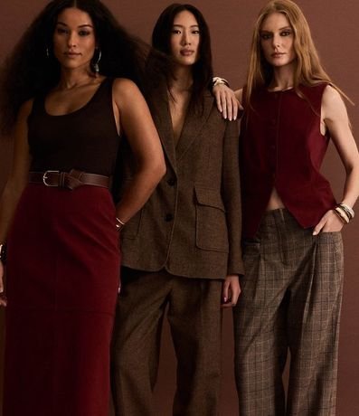 Pantalón Wide Leg en Sastrería con Cintura Alta 4