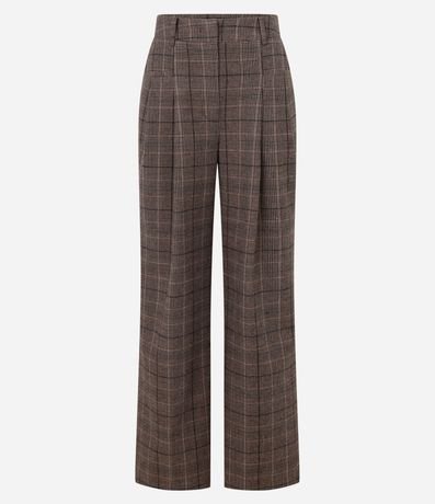 Pantalón Wide Leg en Sastrería con Cintura Alta 11