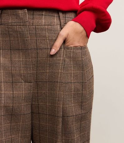 Pantalón Wide Leg en Sastrería con Cintura Alta 8