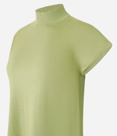 Blusa en Punto con Cuello Alto 6
