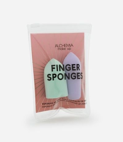 Set de 2 Esponjas de Dedo para Maquillaje Alchemia 3