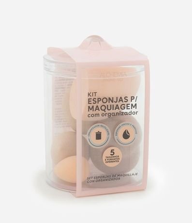 Kit 05 Esponjas de Maquillaje con Organizador Alchemia