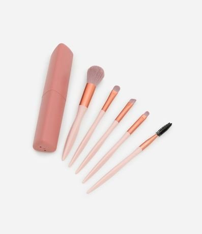 Set de 5 brochas de Maquillaje Alchemia con estuche 1