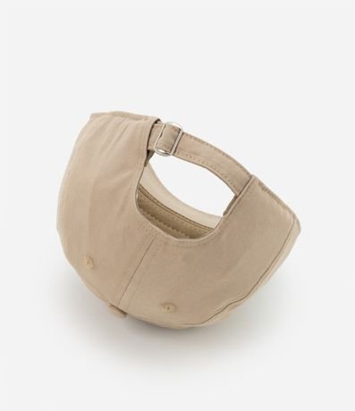 Gorra en Sarga con Estampa de Vaso Americano 3