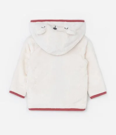 Campera Infantil en Fleece con Capucha y Orejitas – Talle 0 a 18 Meses 3