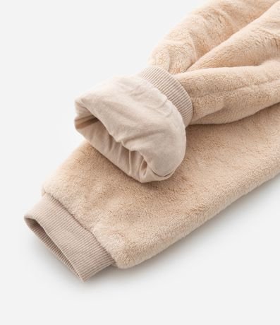 Conjunto Infantil en Fleece con Bordado Carita de Gatita - Talle 0 a 18 meses 4