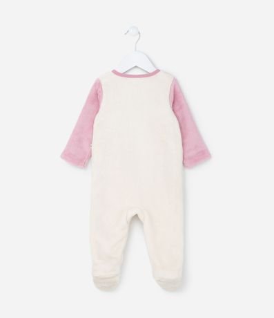 Mono Infantil en Fleece con Bordado Gatito - Talle 0 a 18 meses 3