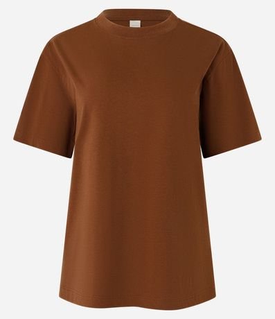 Remera en Algodón con Cuello Redondo 5