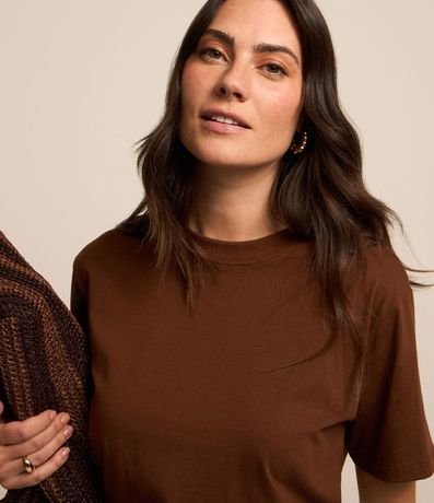 Remera en Algodón con Cuello Redondo 3