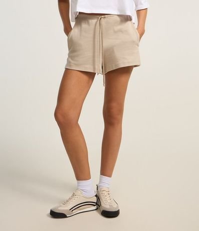 Short Básico en Rib con Lazo en la Cintura 2