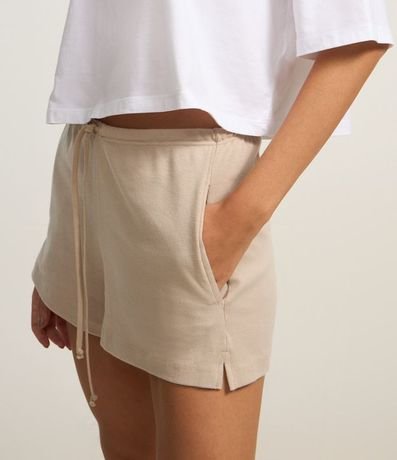 Short Básico en Rib con Lazo en la Cintura 3