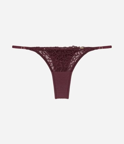 Bombacha Colaless Hilo Doble en Encaje 4