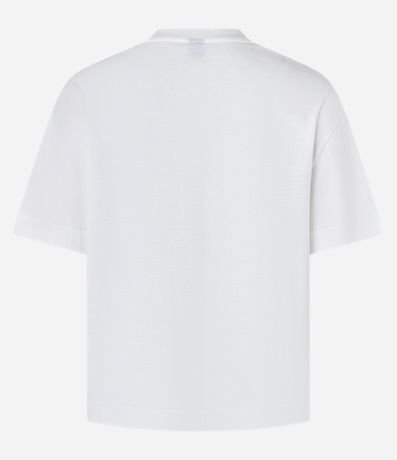 Remera en Algodón con Bordado de Lazo 3