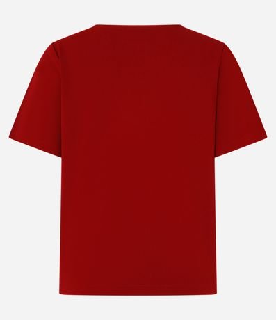 Blusa en Crepé con Hebilla en el Cuello V 5