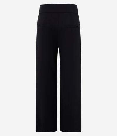 Pantalón Recto Cintura Alta con Hebilla Laterales 2