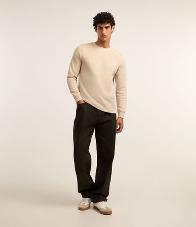 Buzo en Algodón con Puño Ajustado 2