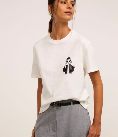 Blusa en Algodón con Muñeca de Boina Bordada 2