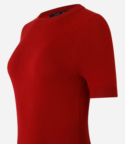 Blusa Básica de Punto con Cuello Redondo 8
