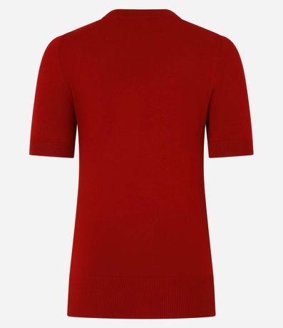 Blusa Básica de Punto con Cuello Redondo 9