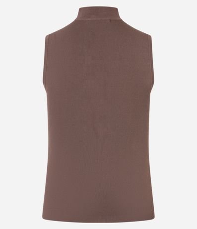 Blusa en Punto Leve con Cuello y Textura Acanalada 3