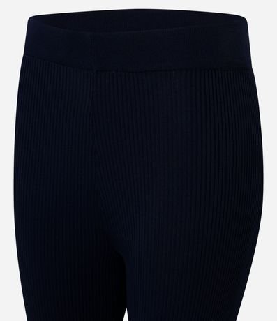 Pantalón Legging en Punto con Tiro Alto 4
