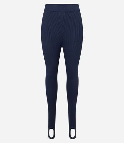 Pantalón Legging en Punto con Tiro Alto 3