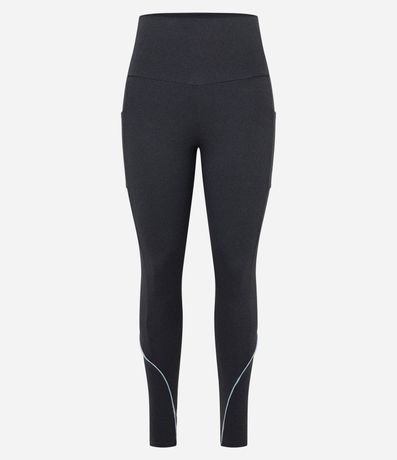 Calca Legging Deportiva en Microfibra con Frisos Coloridos 5