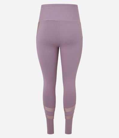 Pantalón Legging en Microfibra con Recortes en Brillo 6