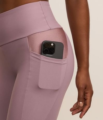 Pantalón Legging en Microfibra con Recortes en Brillo 4