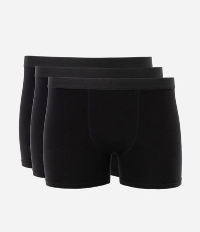 Kit 03 Calzoncillos Boxer en Algodón con Elastano 6