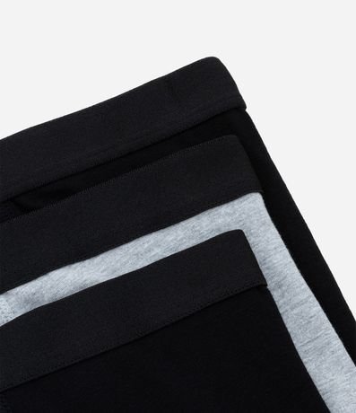 Kit 03 Calzoncillos Boxer en Algodón con Elastano 5