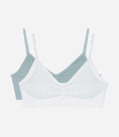 Kit 02 Soutien Sin Copa y Sin Aro Seamless