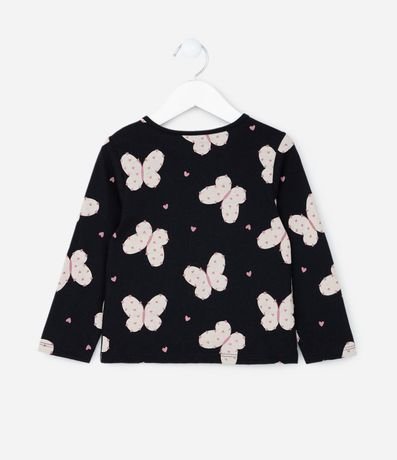 Blusa Infantil con Estampa de Mariposas - Talle 1 a 6 años 2