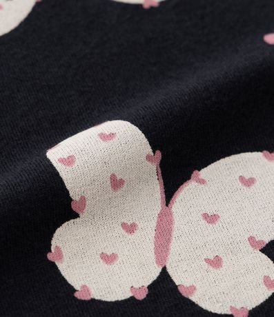 Blusa Infantil con Estampa de Mariposas - Talle 1 a 6 años 3