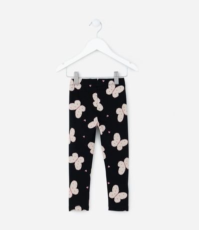 Pantalón Legging Infantil con Estampa Mariposas - Talle 1 a 6 años 2