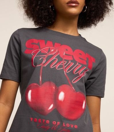 Remera T-shirt en Algodón con Estampa Sweet Cherry 3