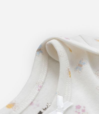 Body Infantil en Algodón con Estampa Floral - Talle RN a 18 meses 4