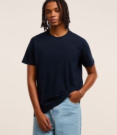 Remera Regular Básica en Algodón