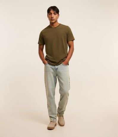 Remera Regular Básica en Algodón