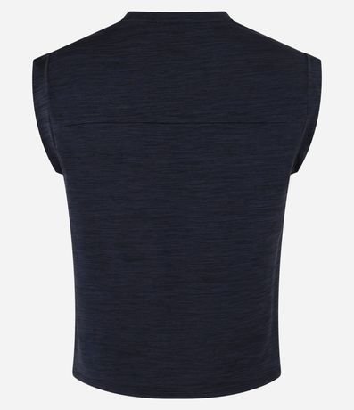 Remera Deportiva Ampla en Microfibra con Mangas Cortas 6