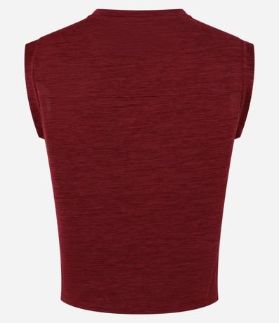 Remera Deportiva Ampla en Microfibra con Mangas Cortas 5