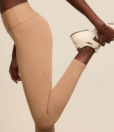 Pantalón Deportivo Legging en Microfibra con Costura Aparente 4