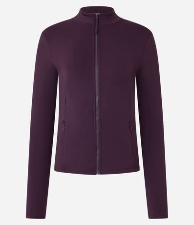 Campera Deportiva en Poliamida con Bolsillos y Cuello Alto 5