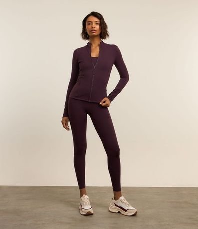 Campera Deportiva en Poliamida con Bolsillos y Cuello Alto 2