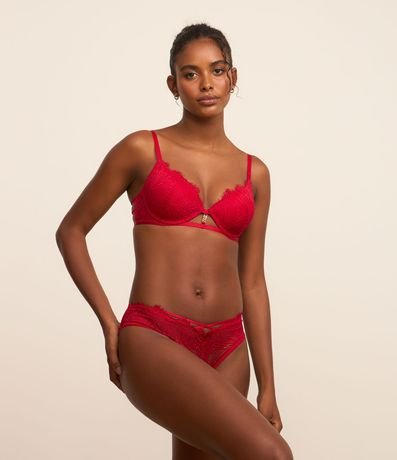 Bombacha Boyshort Texturizada en Encaje