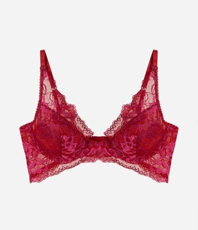 Soutien Sin Copa Sin Aro en Encaje Bicolor 5