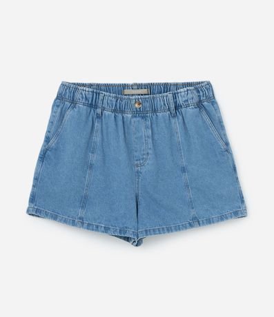 Short Clochard en Jeans con Bolsillo Cuchillo Curve & Plus Size 5