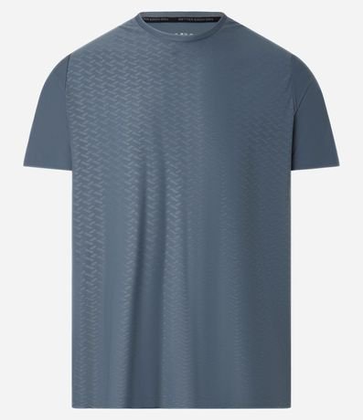 Remera Deportiva Tecnologia Dry con Estampa Heat Print Geométrica 6