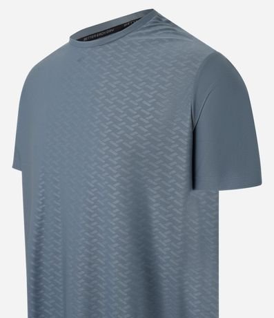 Remera Deportiva Tecnologia Dry con Estampa Heat Print Geométrica 7