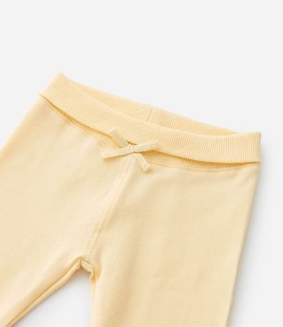 Pantalones Infantiles con Cintura Doblada y Lazo Aplicado - Talle RN a 18 meses 6